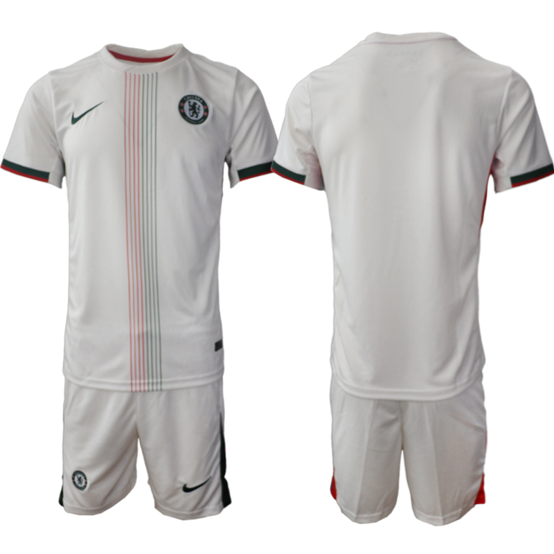 Men 2025-2026 Club Chelsea away white Blank Soccer Jersey